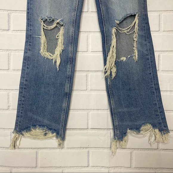Free People Maggie Midrise Straight Jean size 24 - Picture 3 of 10